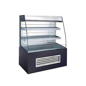 Freestanding Front Open Air Commercial Multi Deck Display Coolers